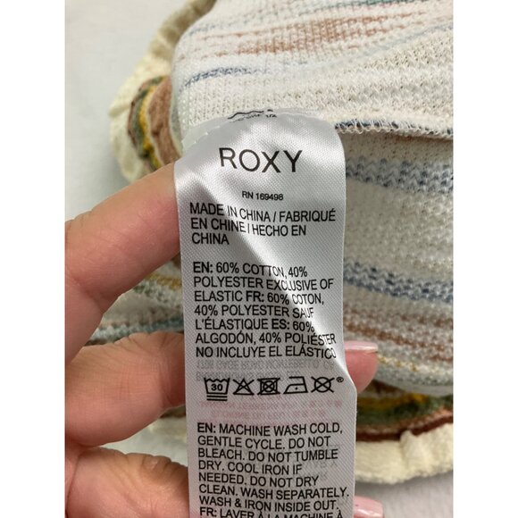ROXY Sunny Coasy Stripe Shorts Women's size XL NEW 2025 - Picture 9 of 9